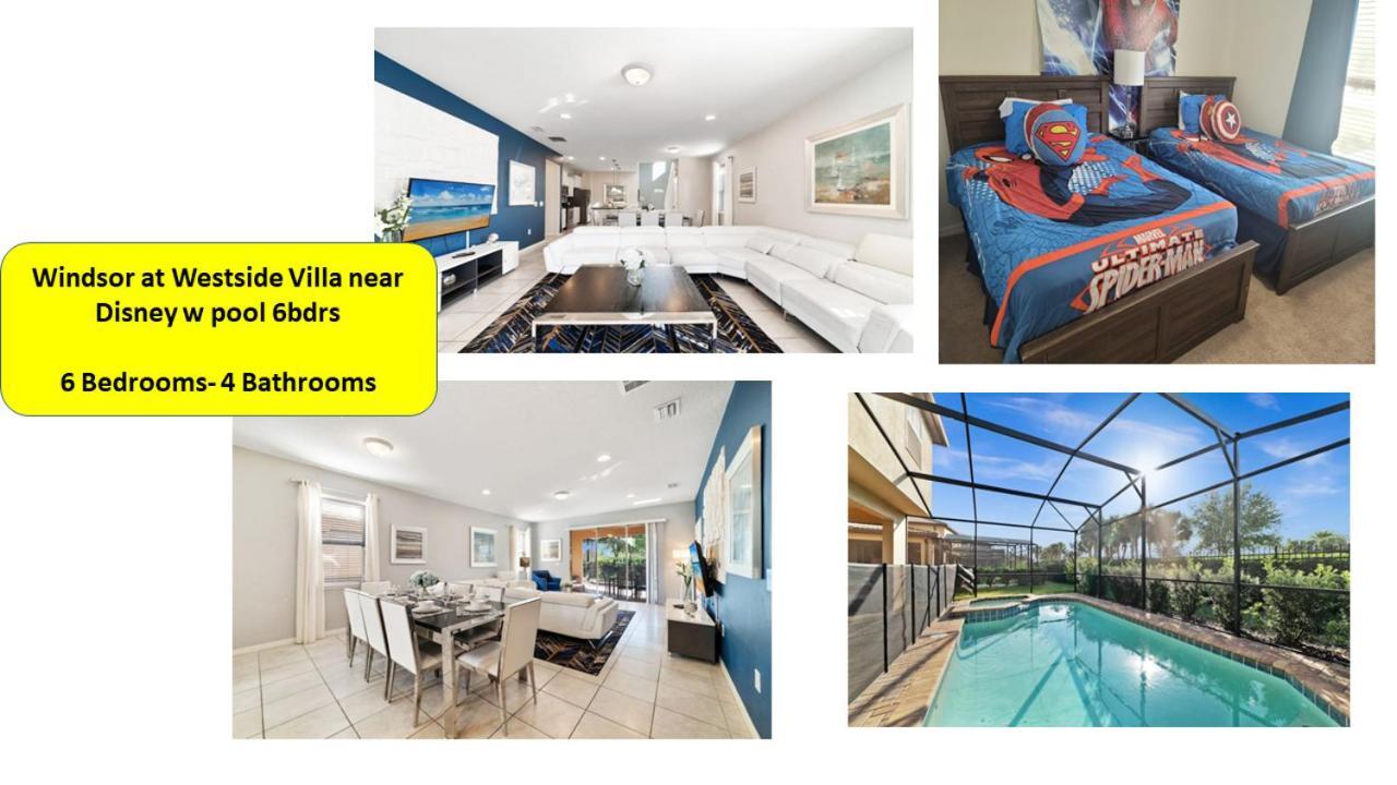 Luxury New Villa Near Disney With Pool 6Bedrooms Киссимми Экстерьер фото